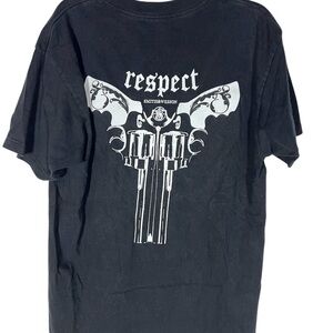 Smith & Wesson Respect T-Shirt Men’s Size M Black Western Y2K